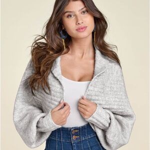 VENUS Light Gray Women's Cardigan